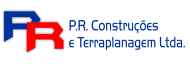 P.R. Construções Logo
